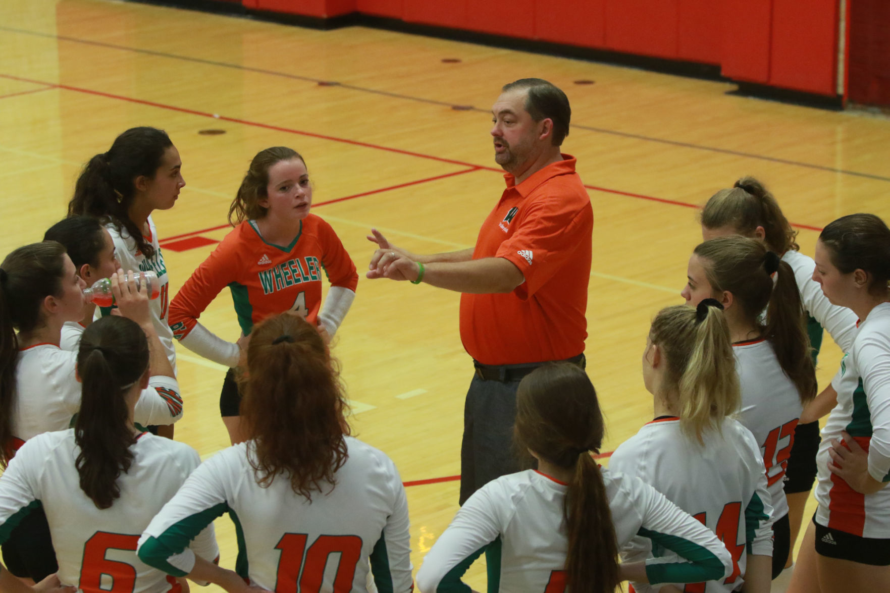 Gallery: Girls volleyball - Wheeler at Andrean